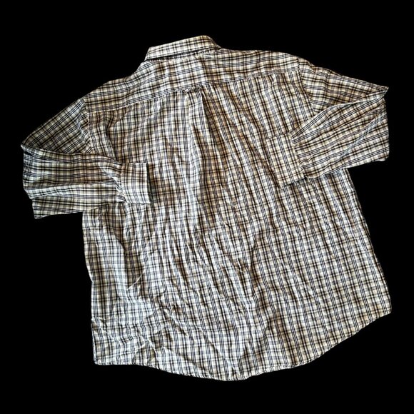 Vintage Penneys Towncraft Plaid Button Down Dad Shirt XXL - Picture 4 of 6